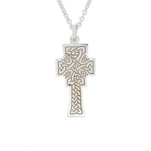 Fahan, Mura, St. Mura, Donegal, sterling silver, Irish high cross, Inishowen, celtic cross, ancient, monastery, pendant, men’s, ladies, heritage, historical, intricate carving, Christian, Faller, medieval, Tree of Life, braid, 6th century