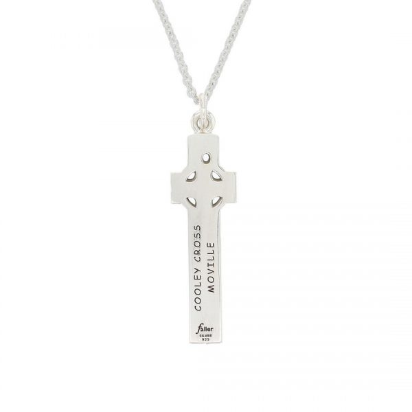 Cooley, Moville, Donegal, St. Patrick, St. Finnian, sterling silver, Irish high cross, Inishowen, celtic cross, ancient, monastery, pendant, men’s, ladies, heritage, historical, Christian, Faller, medieval, 6th century