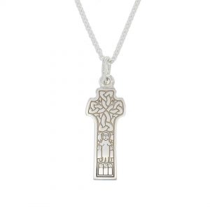 Donagh, Carndonagh, Donegal, sterling silver, Irish high cross, Inishowen, celtic cross, ancient, monastery, St, Patrick, pendant, men’s, ladies, heritage, historical, intricate carving, Christian, Faller, medieval, Tree of Life, braid, 7th century