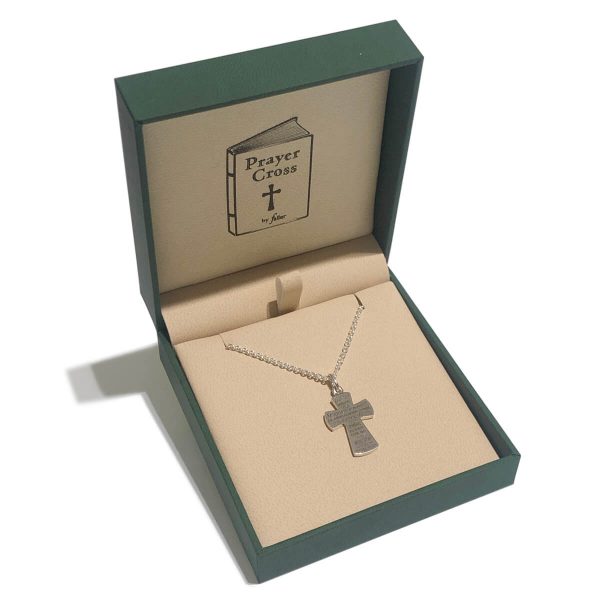 serenity prayer cross pendant box