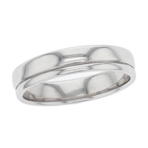 off centre groove wedding ring pattern, men’s, gents