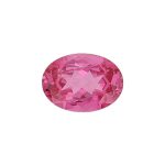 spinel gem, pink, loose gemstone, unset stone, oval shape, faceted