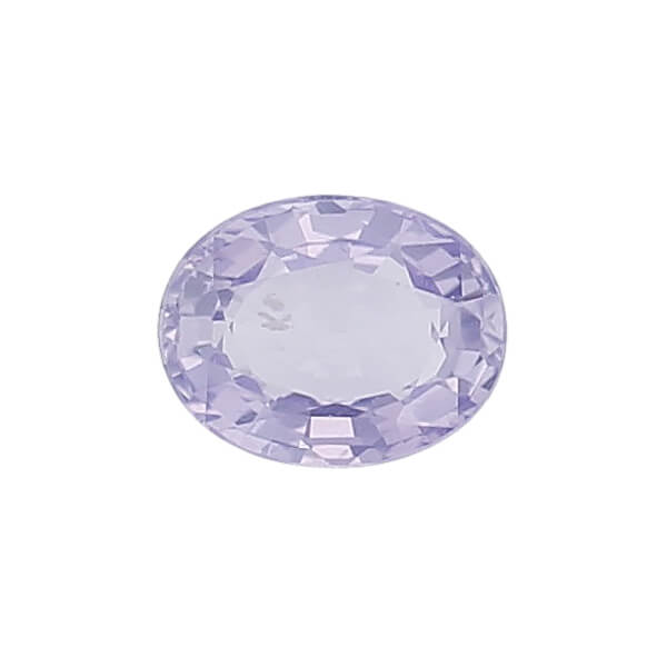 sapphire gem, purple, loose gemstone, unset stone, oval shape, faceted