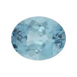 tourmaline gem, blue, loose gemstone, unset stone, oval shape, faceted