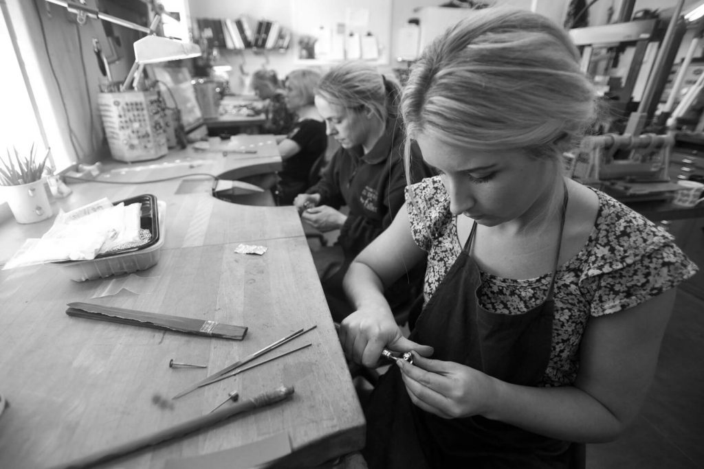 Faller goldsmiths at work, Faller the Jeweller, Derry/ Londonderry