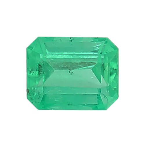 Emerald gemstone, green gem