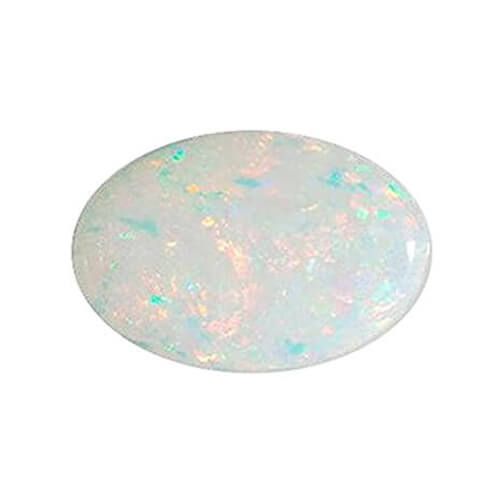 facts about opal gemstone, white opal gem, multicolored gem
