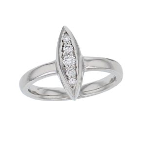 Faller round brilliant cut diamond marquise shape platinum ladies ring, 18kt, designer dress ring, handmade by Faller, Derry/ Londonderry, hand crafted, precious jewellery, jewelry, marquise. navette