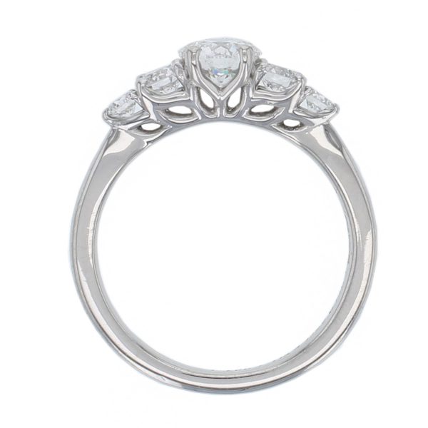 Diamond Platinum Engagement Ring 1.09ct