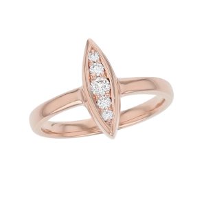 Marquise 18ct Yellow Gold, Rose Gold or Platinum Diamond Ring
