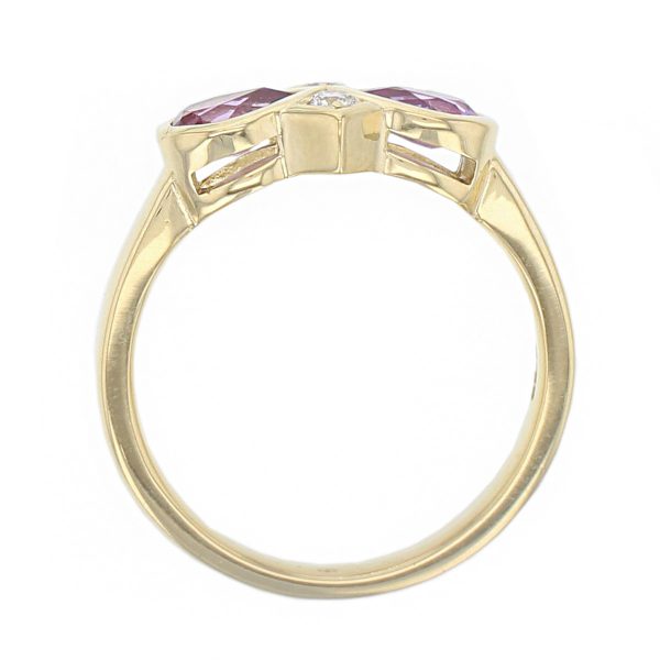 Sapphire & Diamond 18ct Yellow Gold Ring