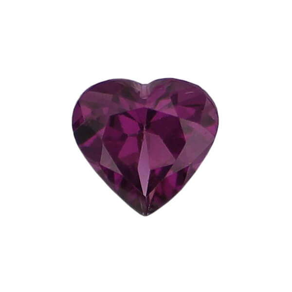 Heart Cut Rhodolite Garnet 0.91ct